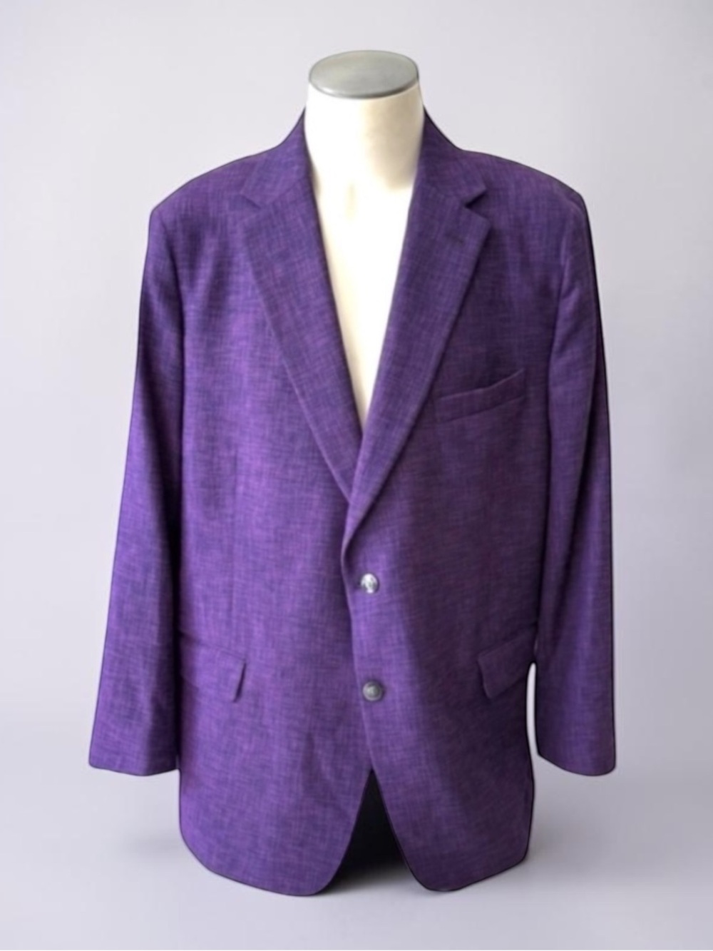 PAUL FREDERICK COTTON WOOL BLEND SINGLE BREASTED LIGHTWEIGHT SPORT COAT